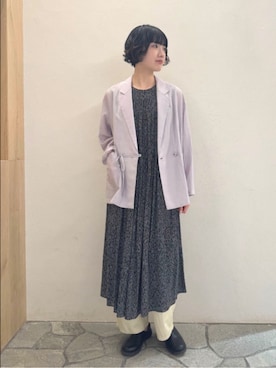 「yuni（ユニ　）のアイテム」を使った、bulle de savonさん（レディース・169cm）の春コーディネート