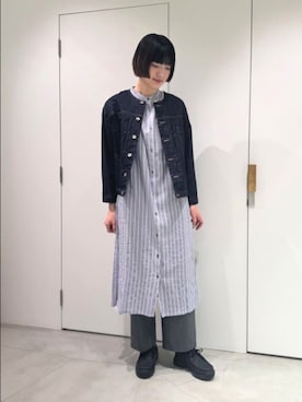 「yuni（ユニ　）のアイテム」を使った、bulle de savonさん（レディース・169cm）の冬コーディネート
