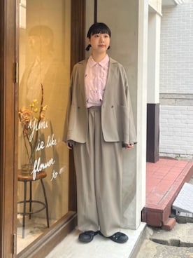 bulle de savonさん（レディース・159cm）の冬コーディネート