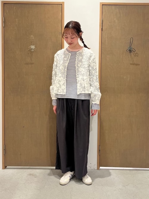 early spring》踊るはなジャカード ブラウス（シャツ/ブラウス