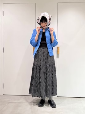 「yuni（ユニ　）のアイテム」を使った、bulle de savonさん（レディース・169cm）の春コーディネート