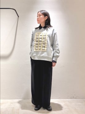 「yuni（ユニ　）のアイテム」を使った、bulle de savonさん（レディース・155cm）の秋コーディネート