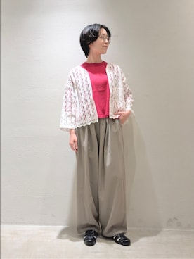 「yuni（ユニ　）のアイテム」を使った、bulle de savonさん（レディース・150cm）の春コーディネート