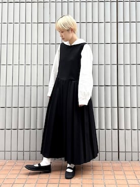 「アイテム（ワンピース）」を使った、bulle de savonさん（レディース・153cm）の秋コーディネート