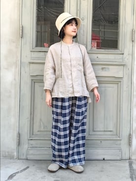 「yuni（ユニ　）のアイテム」を使った、bulle de savonさん（レディース・150cm）の春コーディネート