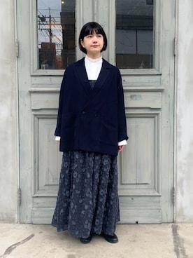 「yuni（ユニ　）のアイテム」を使った、bulle de savonさん（レディース・150cm）の冬コーディネート