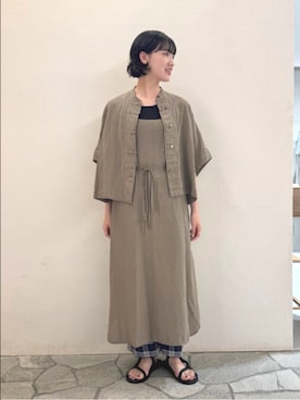 「yuni（ユニ　）のアイテム」を使った、bulle de savonさん（レディース・169cm）の夏コーディネート