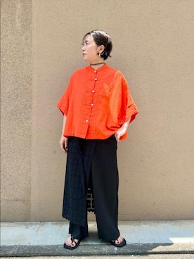 「yuni（ユニ　）のアイテム」を使った、bulle de savonさん（レディース・150cm）の夏コーディネート