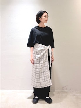 「yuni（ユニ　）のアイテム」を使った、bulle de savonさん（レディース・150cm）の夏コーディネート
