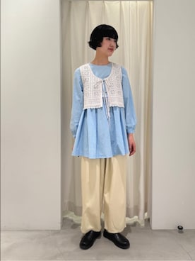 「yuni（ユニ　）のアイテム」を使った、bulle de savonさん（レディース・169cm）の冬コーディネート