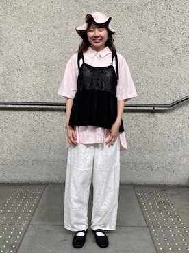 「yuni」｜bulle de savonさん（レディース・156cm）の夏コーディネート