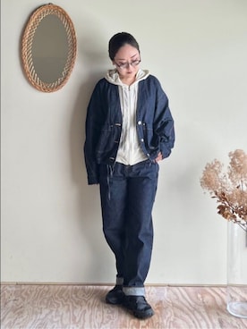 「yuni（ユニ　）のアイテム」を使った、bulle de savonさん（レディース・152cm）の秋コーディネート