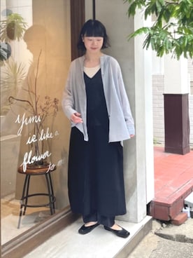 「yuni（ユニ　）のアイテム」を使った、bulle de savonさん（レディース・159cm）の夏コーディネート