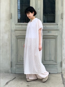 「yuni（ユニ　）のアイテム」を使った、bulle de savonさん（レディース・158cm）の春コーディネート