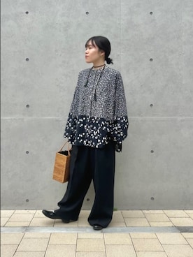 「yuni（ユニ　）のアイテム」を使った、bulle de savonさん（レディース・155cm）の秋コーディネート