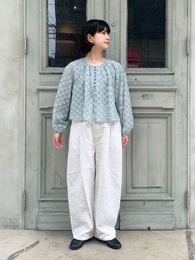 「yuni（ユニ　）のアイテム」を使った、bulle de savonさん（レディース・150cm）の春コーディネート