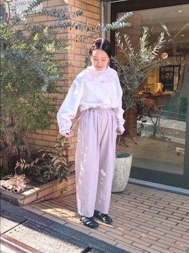 「yuni（ユニ　）のアイテム」を使った、bulle de savonさん（レディース・152cm）の冬コーディネート