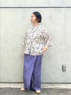 「yuni（ユニ　）のアイテム」を使った、bulle de savonさん（レディース・150cm）の夏コーディネート