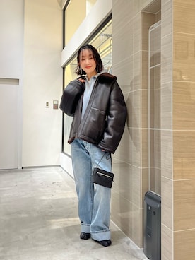 「ウィムガゼット」｜「アイテム（ジャケット/アウター）」を使った、miyakoshi＿87さん（レディース・158cm）の秋コーディネート