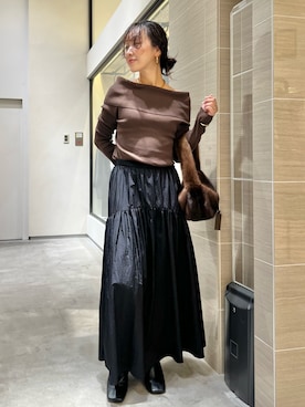 「アイテム（チョーカー）」を使った、miyakoshi＿87さん（レディース・158cm）の秋コーディネート