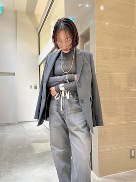 「ウィムガゼット」｜「アイテム（ブーツ）」を使った、miyakoshi＿87さん（レディース・158cm）の秋コーディネート