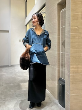 「ウィムガゼット」｜「アイテム（ブーツ）」を使った、miyakoshi＿87さん（レディース・158cm）の秋コーディネート