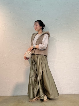 「Drawing Numbers（ドローイング ナンバーズ）のアイテム」を使った、miyakoshi＿87さん（レディース・158cm）の夏コーディネート