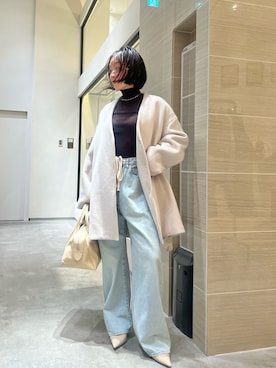 「アイテム（チョーカー）」を使った、miyakoshi＿87さん（レディース・158cm）の秋コーディネート