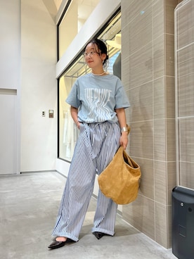 「THE PAUSE（ザ ポーズ）のアイテム（トップス）」を使った、miyakoshi＿87さん（レディース・158cm）の春コーディネート