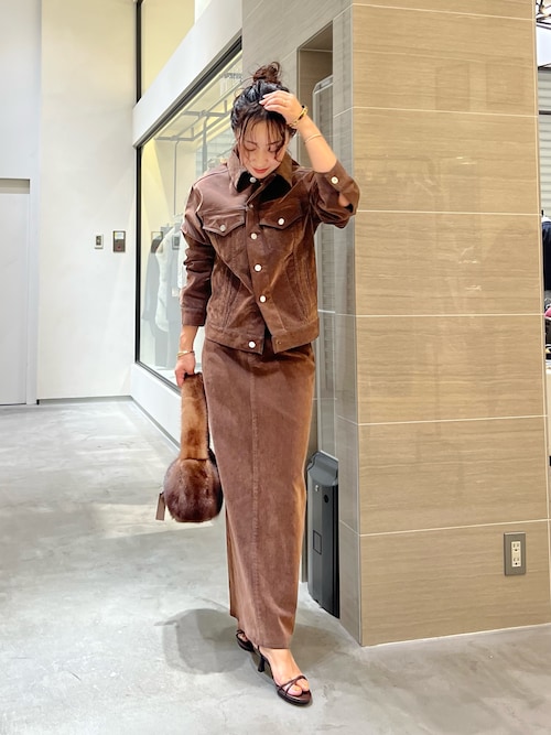 Whim Gazette（ウィム ガゼット） デニムスカート デニムフロッキー