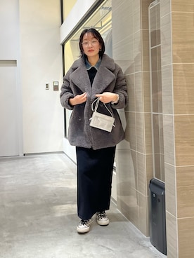 「アイテム（デニムジャケット）」を使った、miyakoshi＿87さん（レディース・158cm）の秋コーディネート