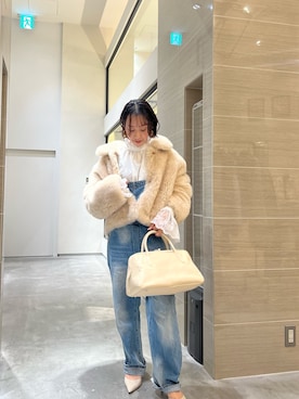 「アイテム（その他アウター）」を使った、miyakoshi＿87さん（レディース・158cm）の秋コーディネート