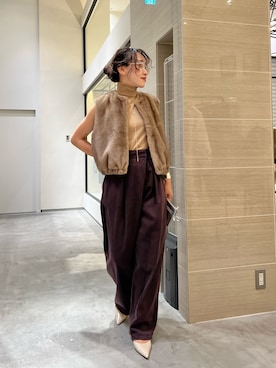 「シルバーアクセサリー」｜miyakoshi＿87さん（レディース・158cm）の秋コーディネート