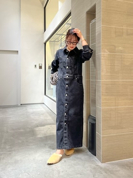 「アイテム（クラッチバッグ）」を使った、miyakoshi＿87さん（レディース・158cm）の夏コーディネート