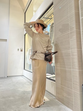 「ゴールド」｜miyakoshi＿87さん（レディース・158cm）の春コーディネート