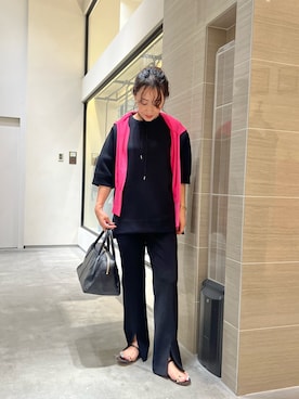 「アイテム（チョーカー）」を使った、miyakoshi＿87さん（レディース・158cm）の夏コーディネート