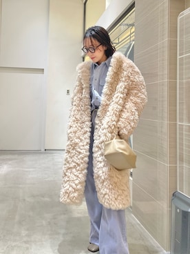 「THE PAUSE（ザ ポーズ）のアイテム」を使った、miyakoshi＿87さん（レディース・158cm）の秋コーディネート