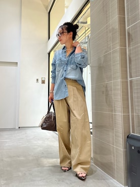 「Whim Gazette（ウィムガゼット）のアイテム」を使った、miyakoshi＿87さん（レディース・158cm）の夏コーディネート