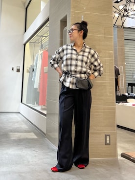 「THE PAUSE（ザ ポーズ）のアイテム（アクセサリー）」を使った、miyakoshi＿87さん（レディース・158cm）の夏コーディネート