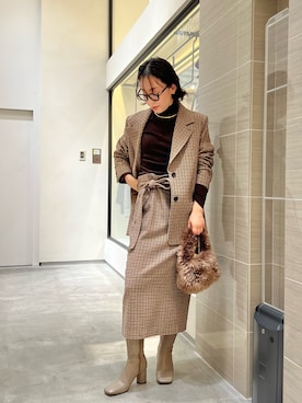 「ウィムガゼット」｜miyakoshi＿87さん（レディース・158cm）の秋コーディネート