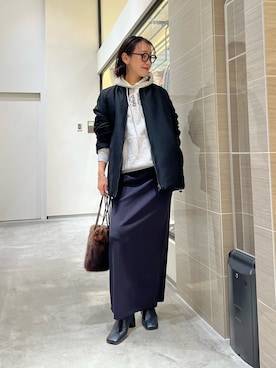 「アイテム（チョーカー）」を使った、miyakoshi＿87さん（レディース・158cm）の秋コーディネート