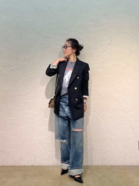 GEMINI】ダメージデニムを使った人気ファッションコーディネート - WEAR