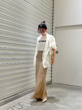 「アイテム（テーラードジャケット）」を使った、miyakoshi＿87さん（レディース・158cm）の夏コーディネート