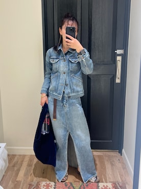 「ママファッション」｜「アイテム（ジャケット/アウター）」を使った、miyakoshi＿87さん（レディース・158cm）の夏コーディネート