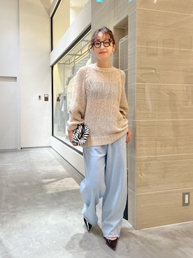 「アイテム（クラッチバッグ）」を使った、miyakoshi＿87さん（レディース・158cm）の夏コーディネート