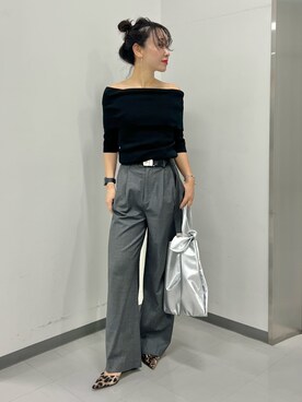 「アイテム（シューズ、イエロー系）」を使った、miyakoshi＿87さん（レディース・158cm）の春コーディネート