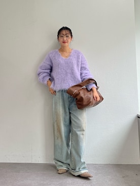 「THE PAUSE（ザ ポーズ）のアイテム（トップス）」を使った、miyakoshi＿87さん（レディース・158cm）の秋コーディネート