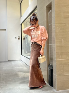 「Whim Gazette（ウィムガゼット）の【Hoaw.】コンチョベルト（ベルト）」を使った、miyakoshi＿87さん（レディース・158cm）の夏コーディネート