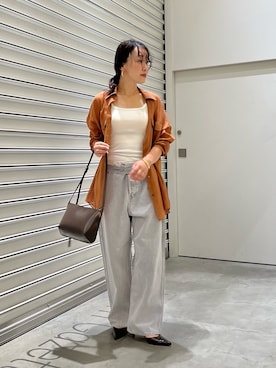 「ペインターデニム」｜miyakoshi＿87さん（レディース・158cm）の夏コーディネート
