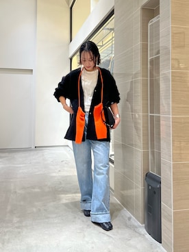 「アイテム（チョーカー）」を使った、miyakoshi＿87さん（レディース・158cm）の冬コーディネート